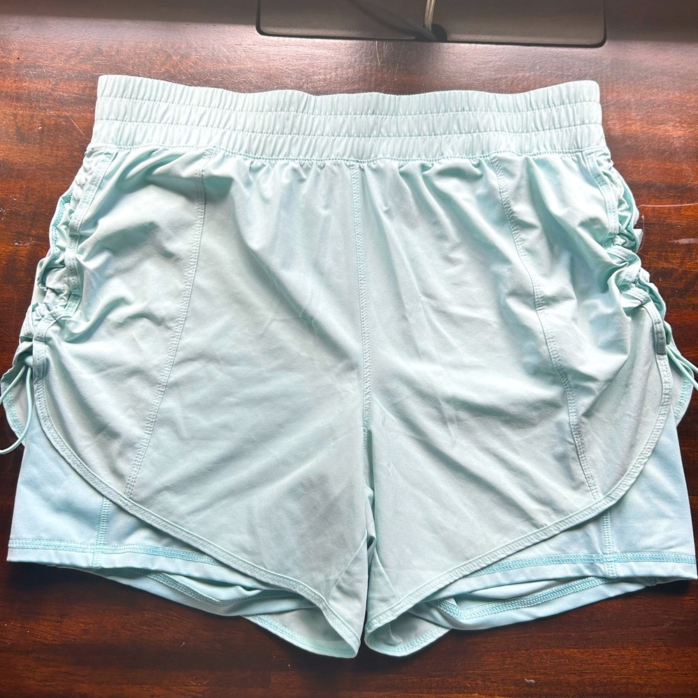 Avia Turquoise blue compression shorts